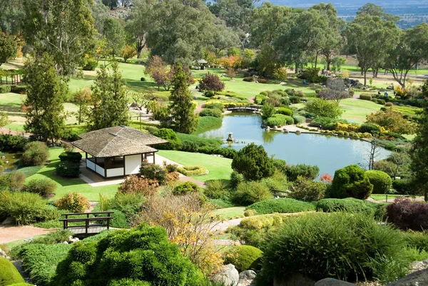 Ιαπωνικό κήπο — Φωτογραφία Αρχείου