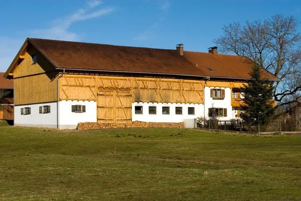Dom i farmshed, Niemcy — Zdjęcie stockowe