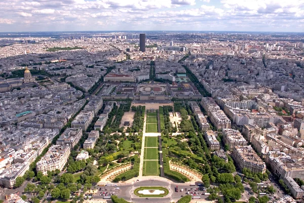Paris ovanifrån — Stockfoto