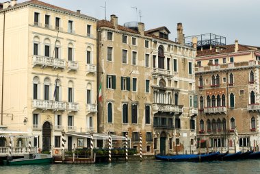 Grand Canal Scene, Venice, Italy clipart