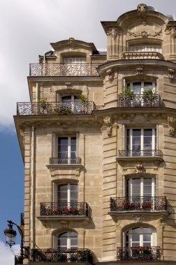 Parisian Apartment Building clipart