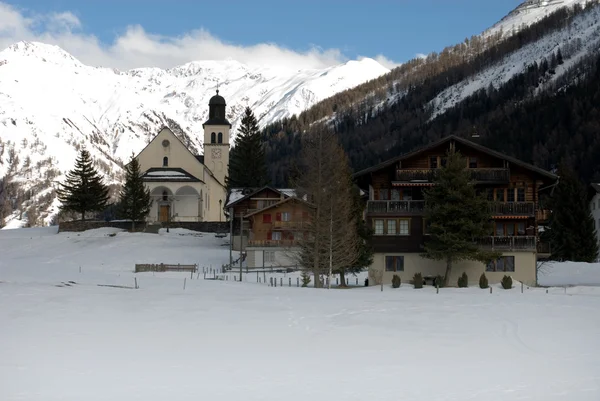 Alpejskich scena, Szwajcaria — Zdjęcie stockowe