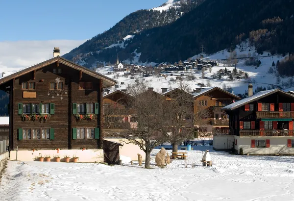Alpine Scene, Switzerland — Stock Photo, Image