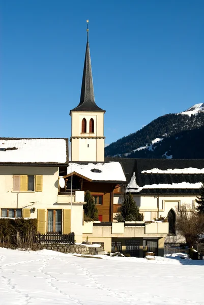 Альпійські села — стокове фото
