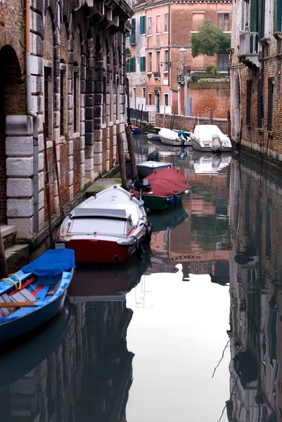 Kanalszene, Venedig, Italien — Stockfoto