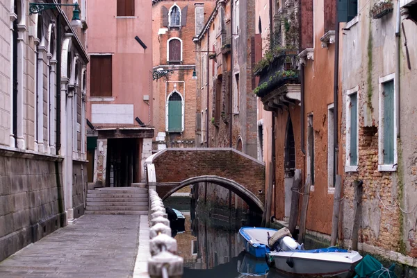 运河场面，威尼斯意大利 — 图库照片