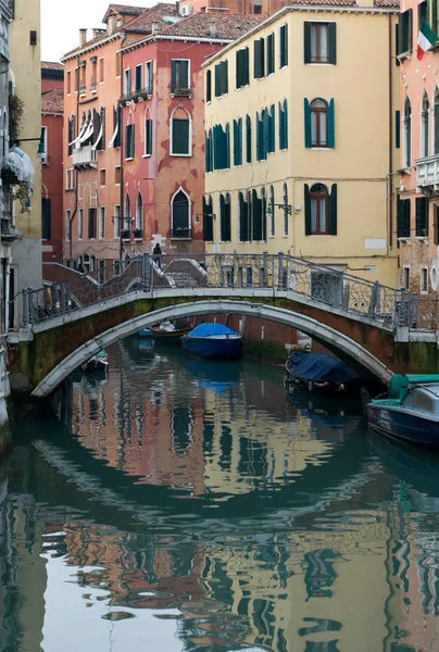 运河场面，威尼斯意大利 — 图库照片