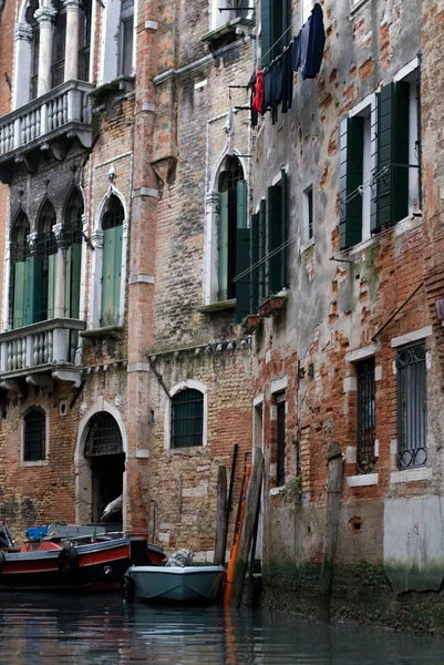 Kanaal scène, Venetië, Italië — Stockfoto
