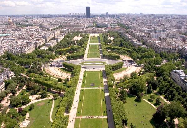 Paryż z góry — Zdjęcie stockowe