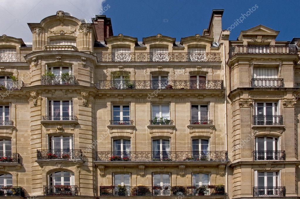 Parisian Apartment Building Stock Photo by ©PhillipMinnis 5935443