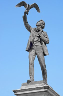 Statue of Albrecht Rodenbach clipart