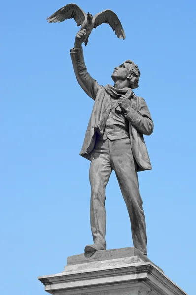 Άγαλμα του albrecht rodenbach — Φωτογραφία Αρχείου