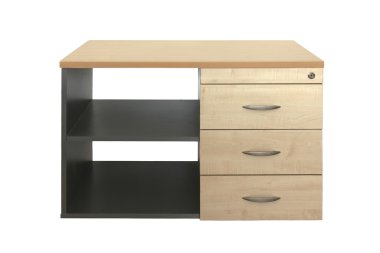 Office cabinet with drawers clipart