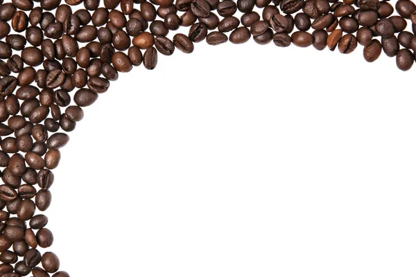 Coffee beans bordeи — Stock Photo, Image