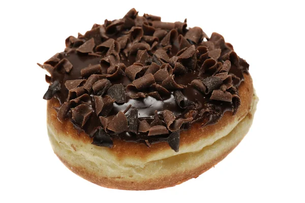 Chokolate Donut mit Streusel bedeckt — Stockfoto