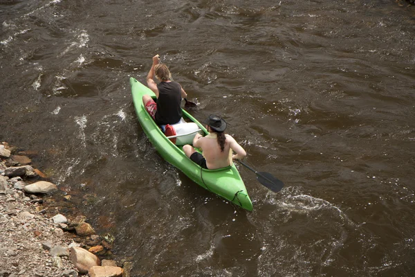 stock image Rafting on wild water