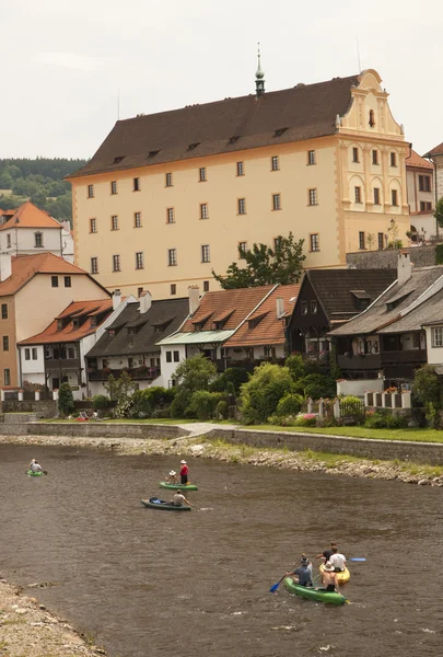 Rafting na řece Vltavě — Stock fotografie