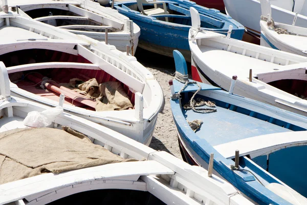 Many wooden boats — Stock Photo, Image