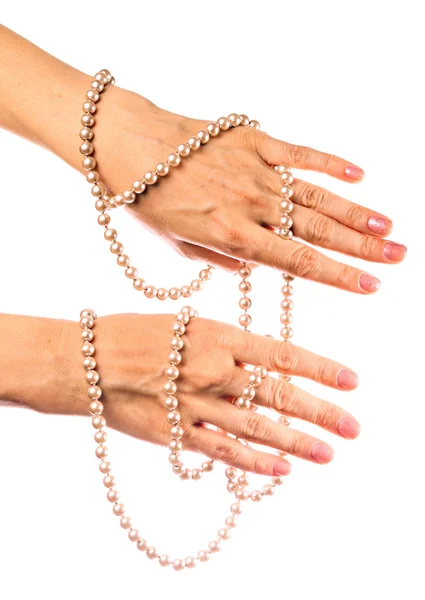Pearl necklace — Stock Photo, Image