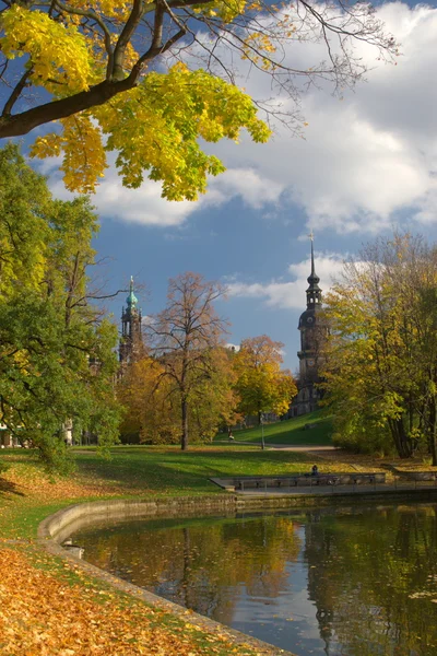 Parques em Dresden — Fotografia de Stock