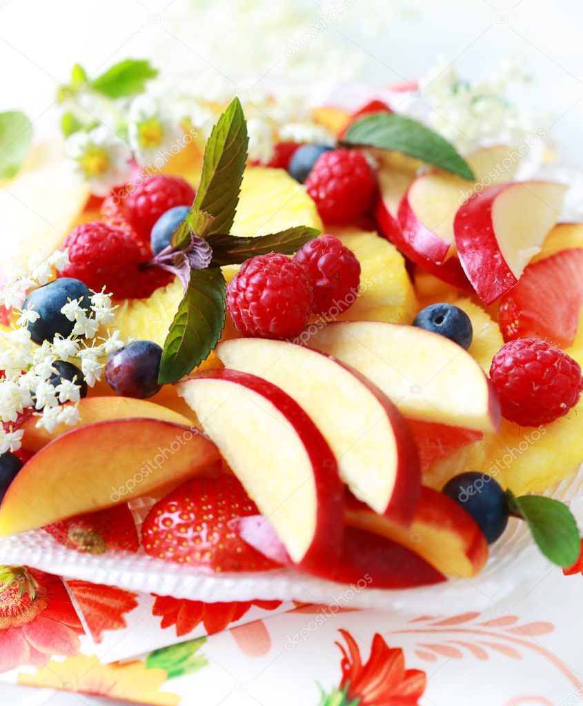 Fresh fruit dessert