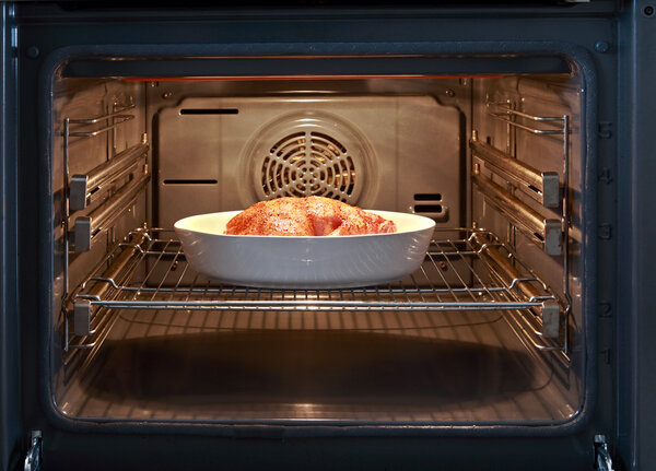 Печёная курица
