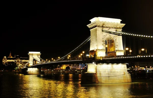 stock image Budapest at night