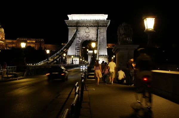 stock image Budapest at night