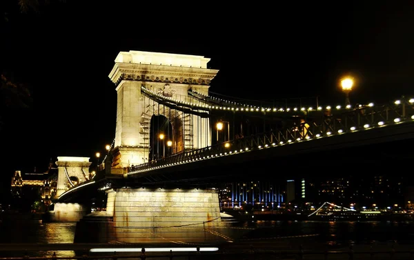 stock image Budapest at night