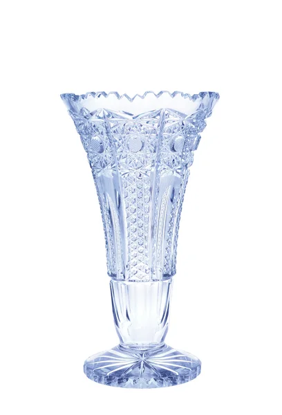 Antieke vaas - gesneden glas — Stockfoto