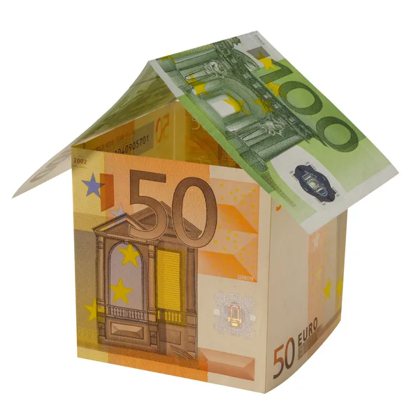 Euro modelu dům — Stock fotografie