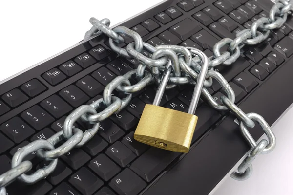 Sicherheit und Kriminalität im Internet — Stockfoto
