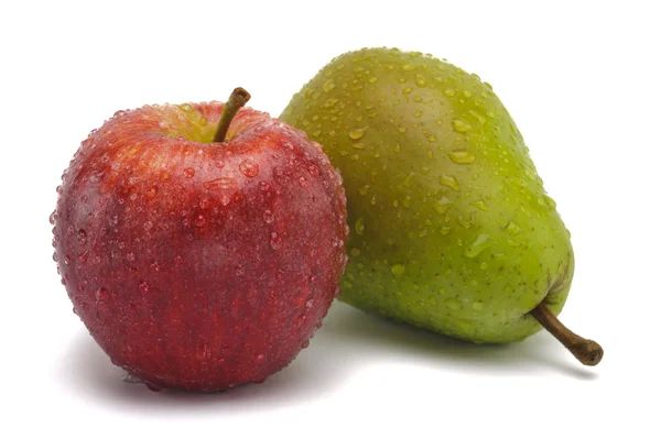 Яблуні та груші — стокове фото