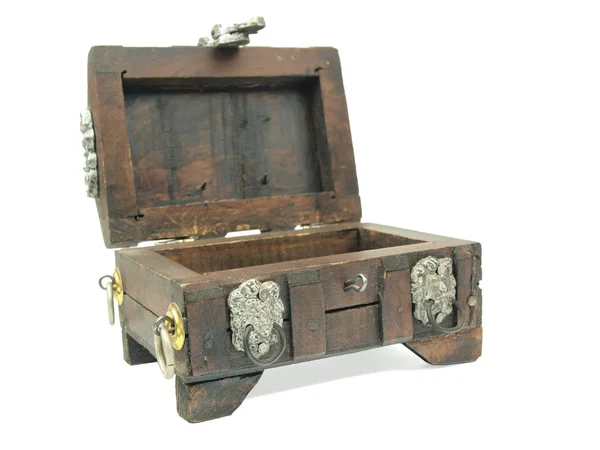 Treasure chest empty — Stock Photo, Image
