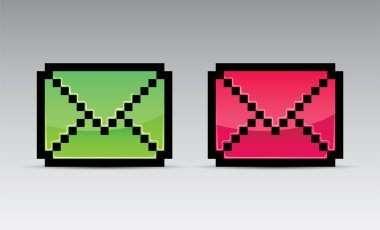iki renk, bir web sayfasından piksel zarfı