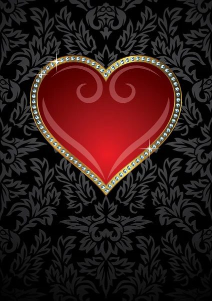 Heart to the Valentine 's day — стоковый вектор