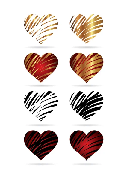 Coeur à la Saint-Valentin — Image vectorielle
