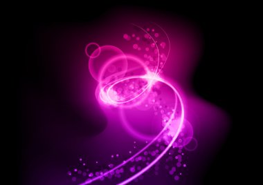 Purple spiral clipart