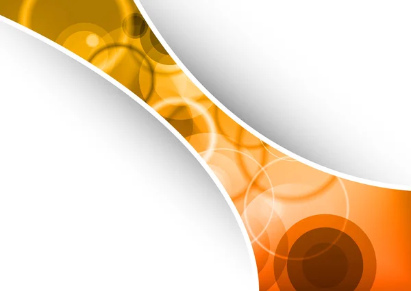 Narancssárga banner — Stock Vector