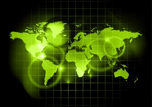Groene wereld — Stockvector