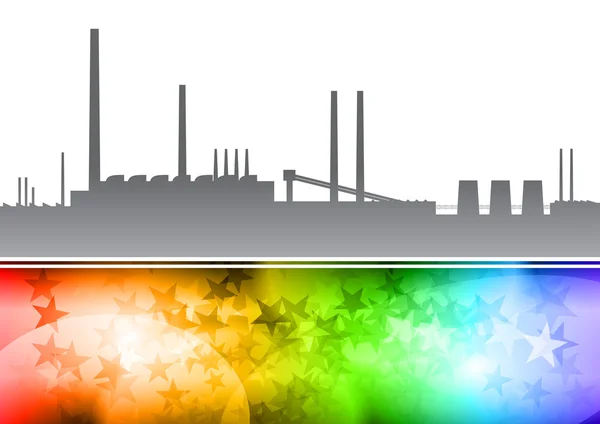 Rainbow usine — Image vectorielle