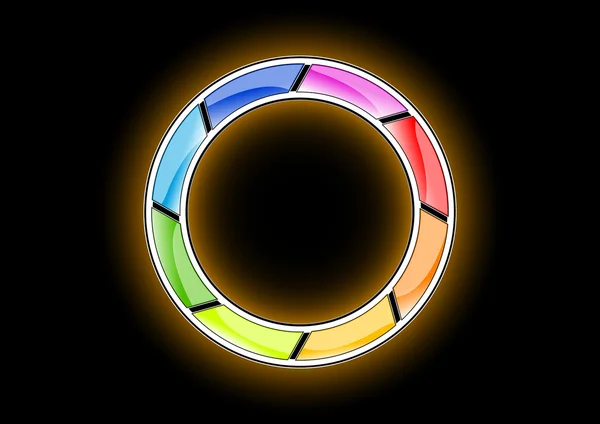Rainbow ring — Wektor stockowy