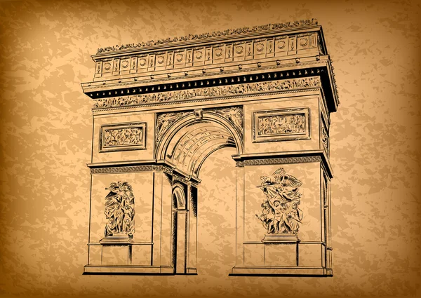 Arco del Triunfo — Archivo Imágenes Vectoriales