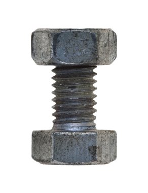 Bolt with nut clipart