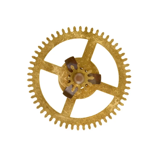 Cog wheel on white background — Stock Photo, Image