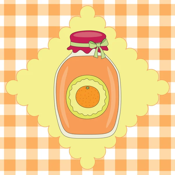 Confiture d'orange — Image vectorielle