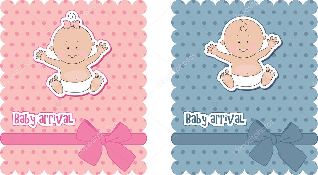 Baby arrival cards