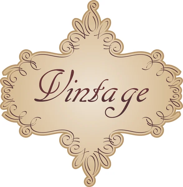 Ετικέτα vintage — Διανυσματικό Αρχείο