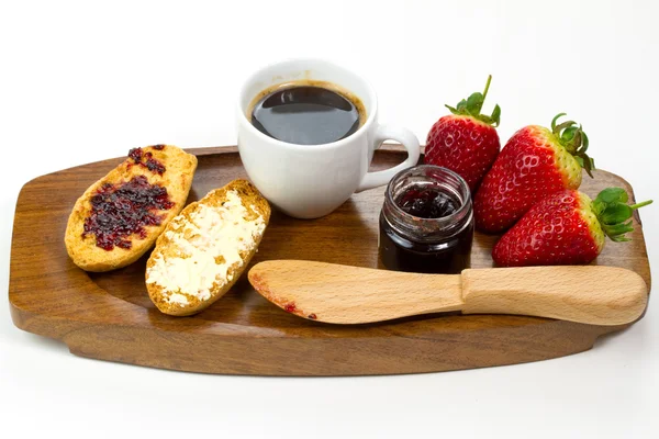 Tasty continental breakfast — Stock Photo, Image