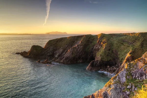 Puesta de sol sobre la península de Dingle — Foto de Stock